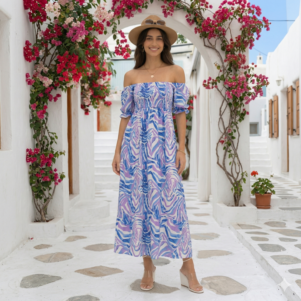 Off-Shoulder Dress 'Luna'